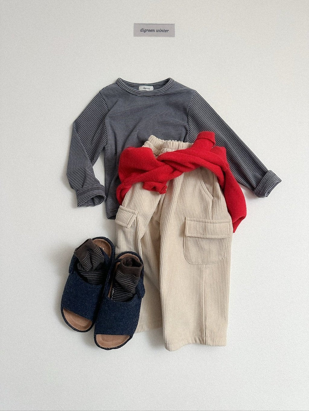 [digreen] Walnut Socks Set