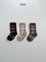 [digreen] Diamond Socks Set