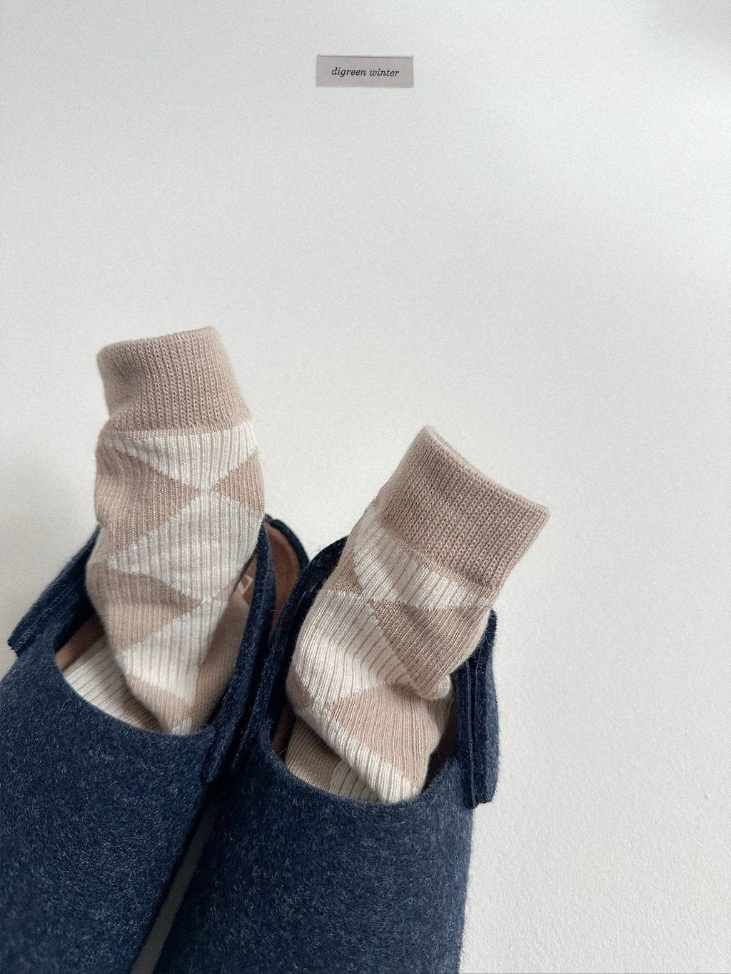 [digreen] Diamond Socks Set
