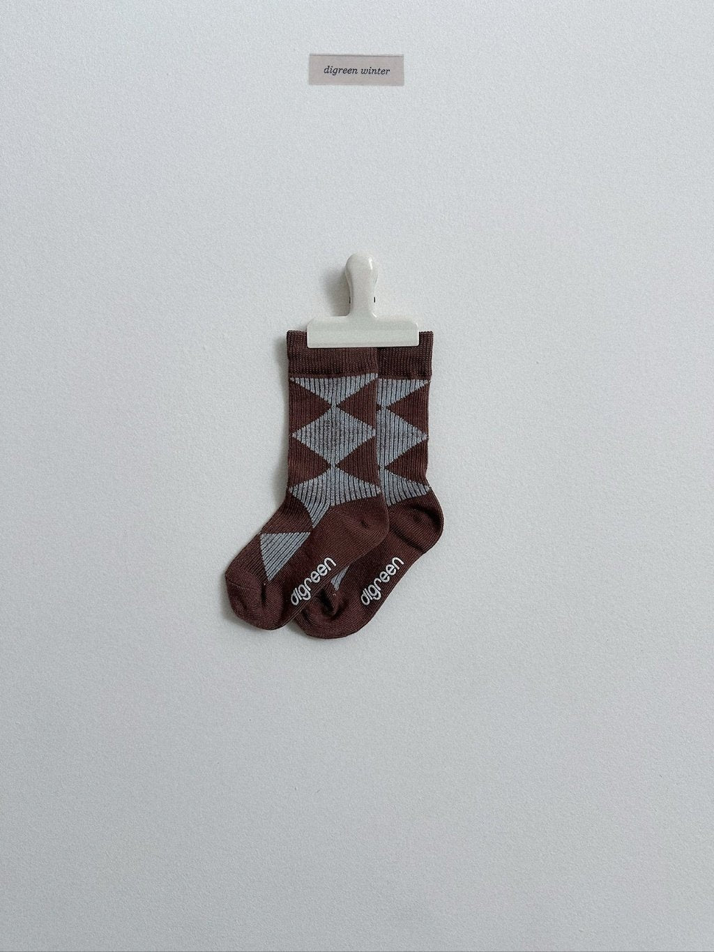 [digreen] Diamond Socks Set
