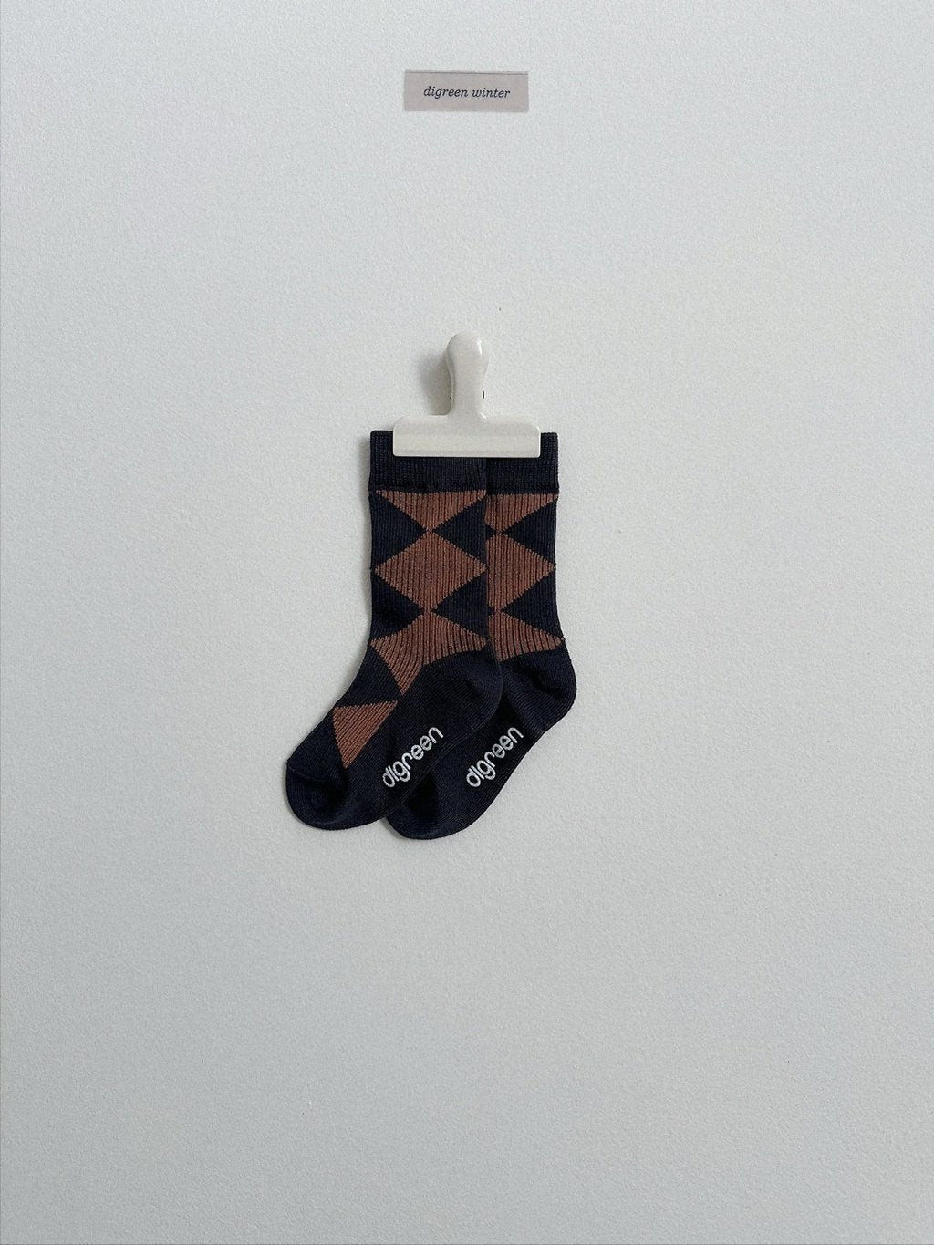 [digreen] Diamond Socks Set