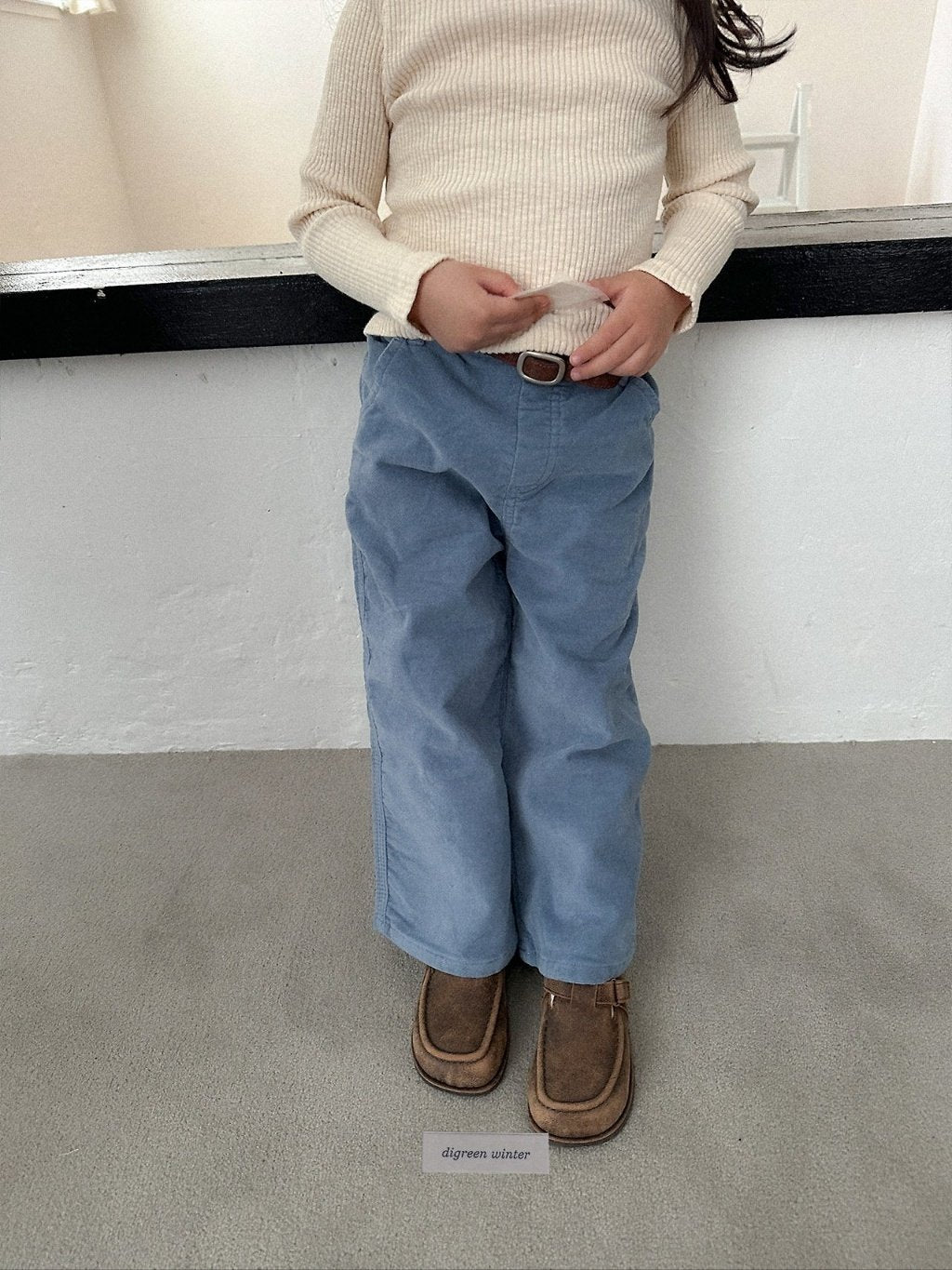 [digreen] Suede Belt