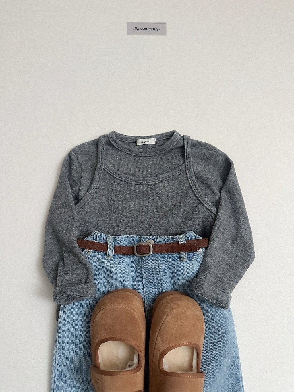 [digreen] Suede Belt