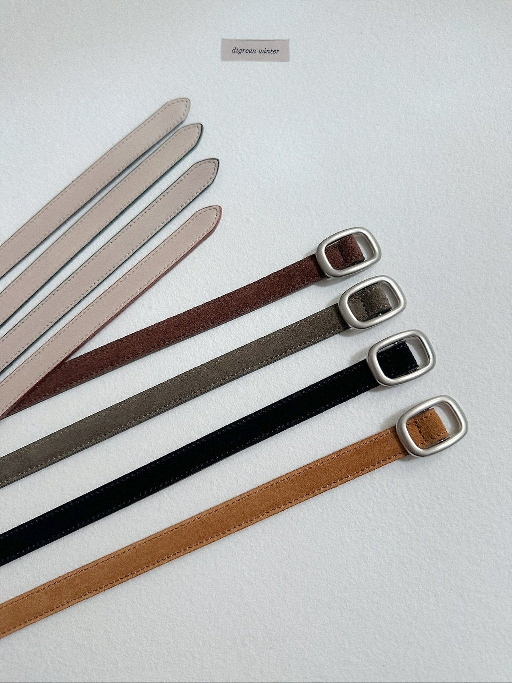 [digreen] Suede Belt