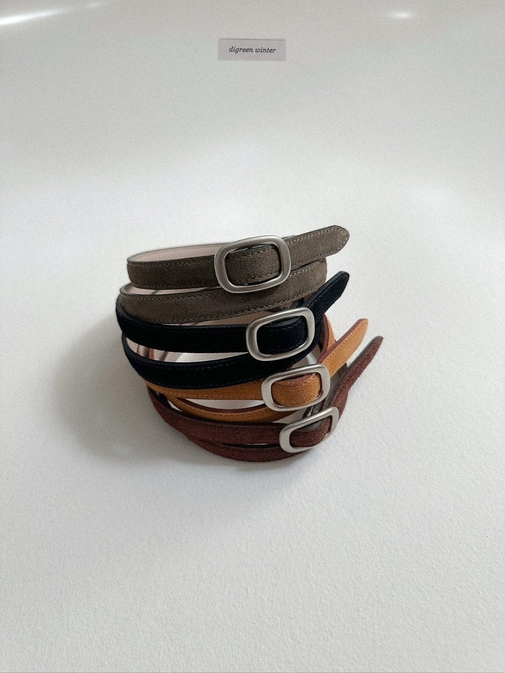 [digreen] Suede Belt