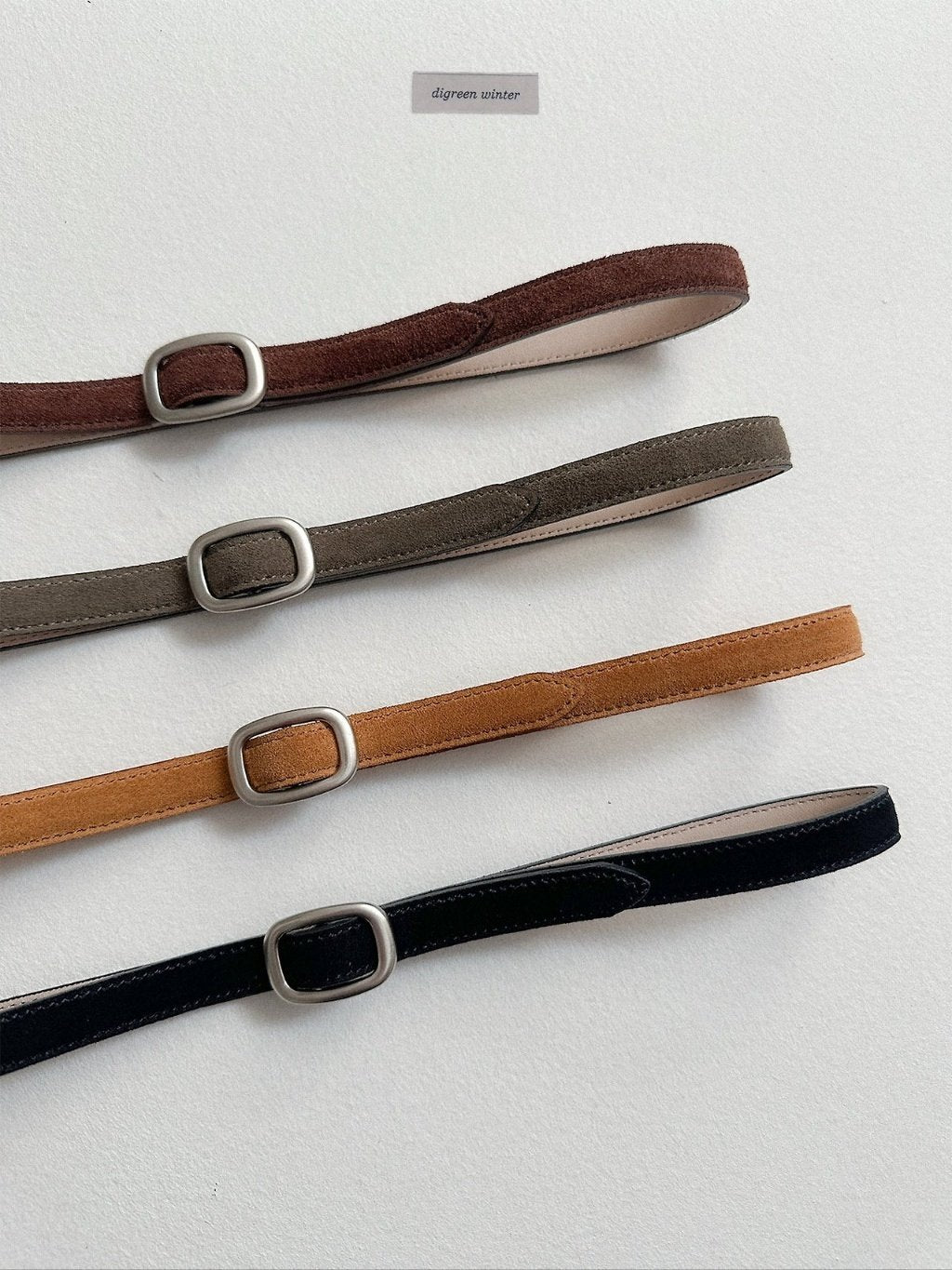 [digreen] Suede Belt