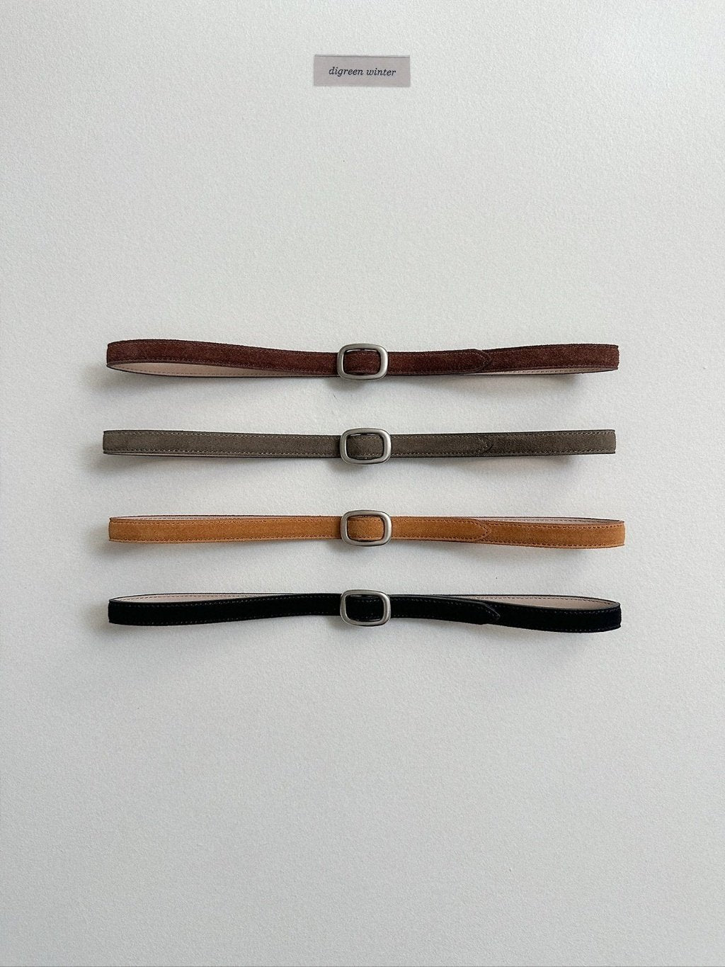 [digreen] Suede Belt