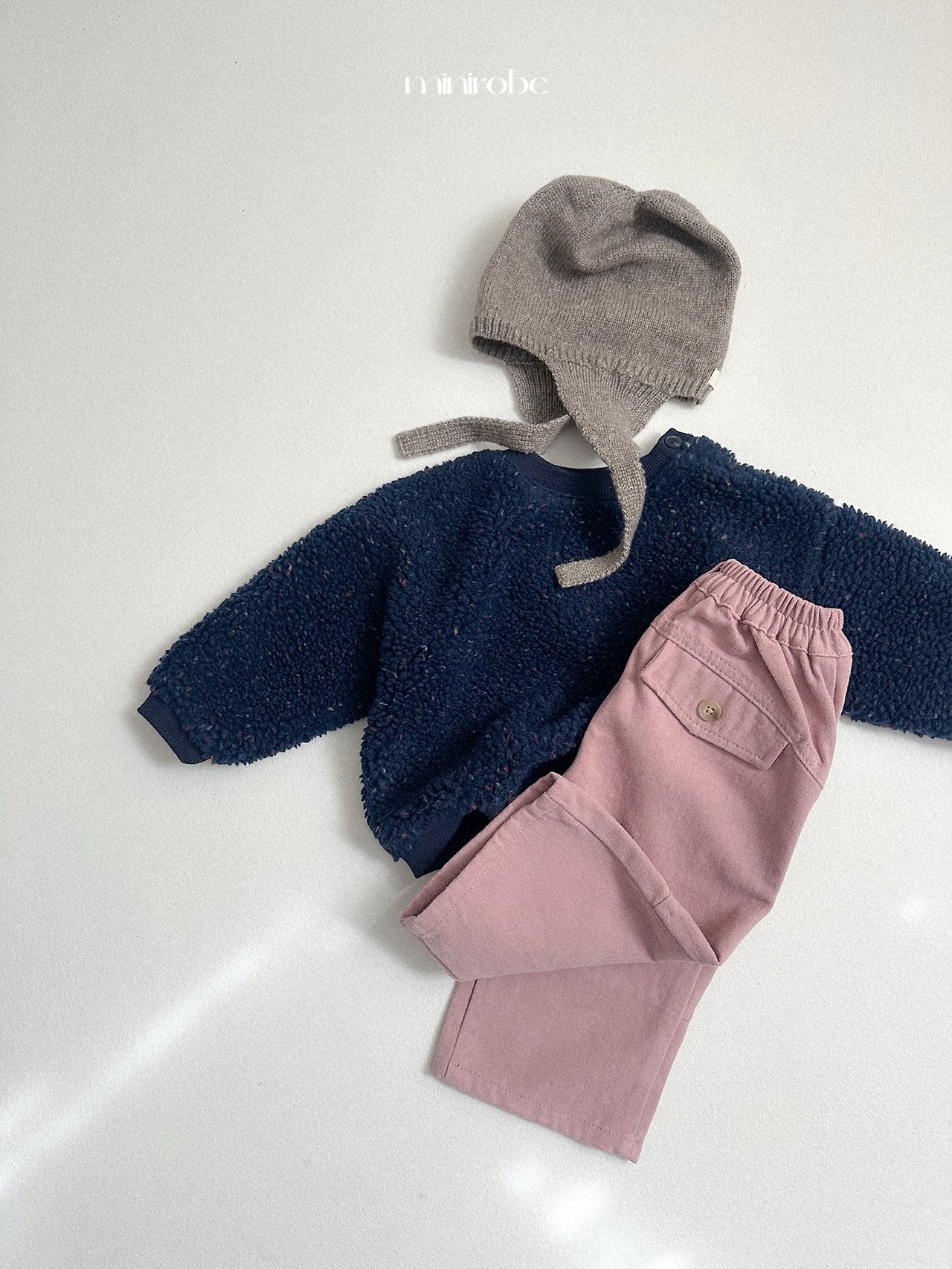 [minirobe] Earflap knit beanie
