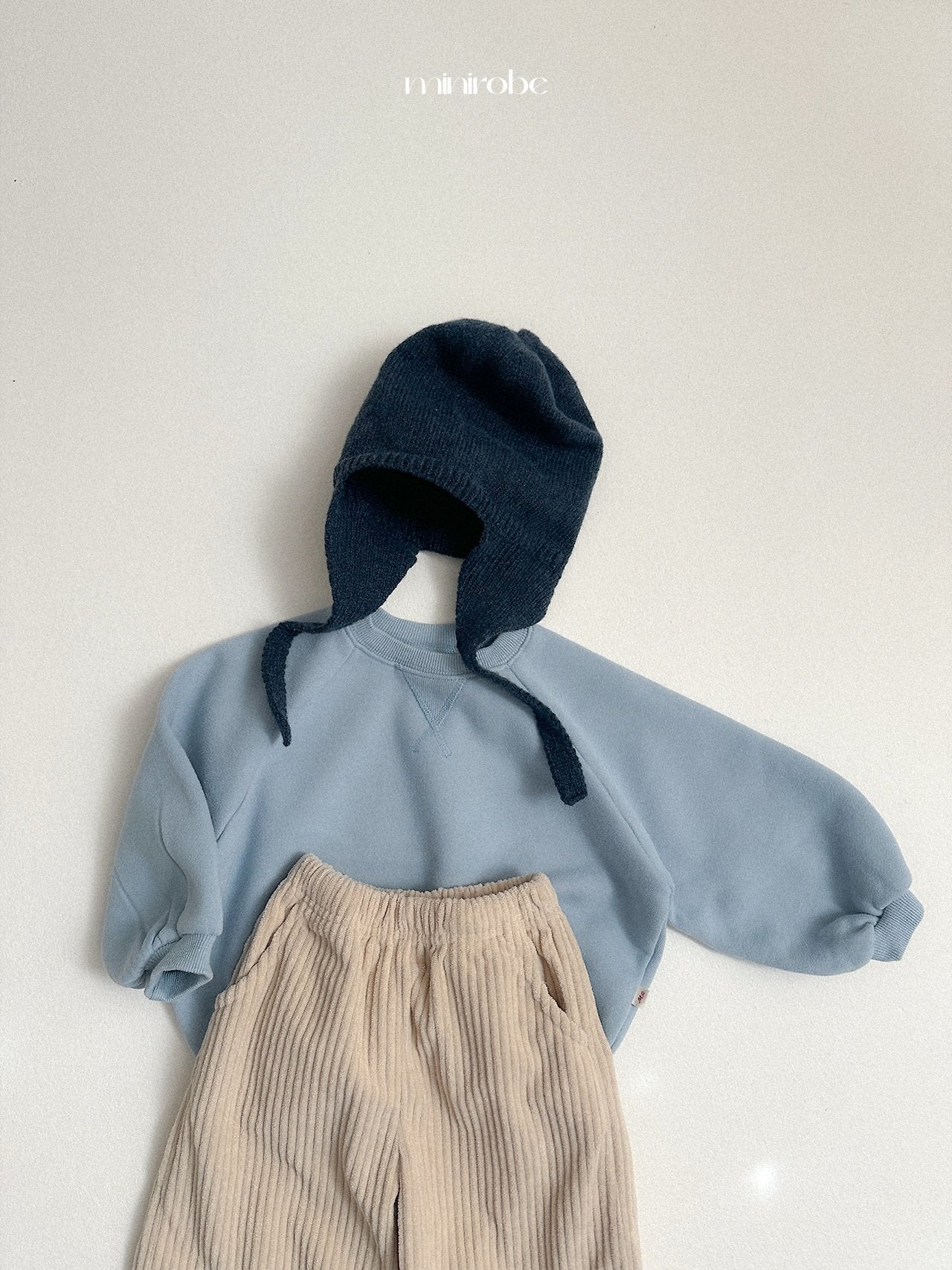 [minirobe] Earflap knit beanie