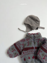 [minirobe] Earflap knit beanie
