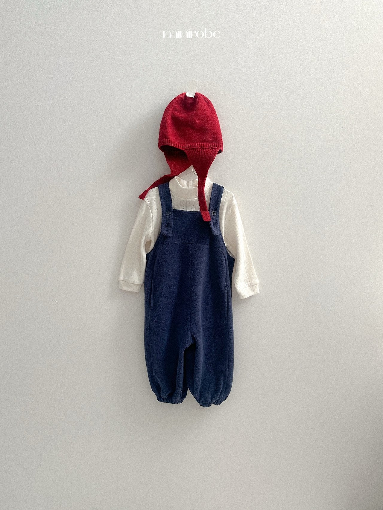 [minirobe] Earflap knit beanie