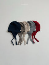 [minirobe] Earflap knit beanie