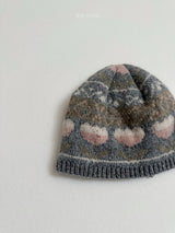 [minirobe] Flower jacquard beanie