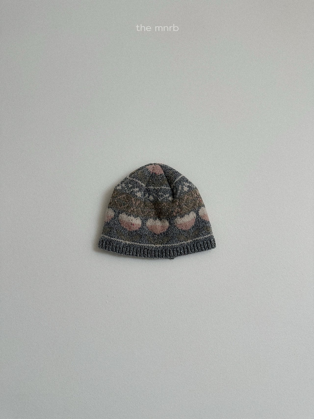 [minirobe] Flower jacquard beanie