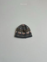[minirobe] Flower jacquard beanie