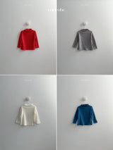 [minirobe] Angora mock neck tee