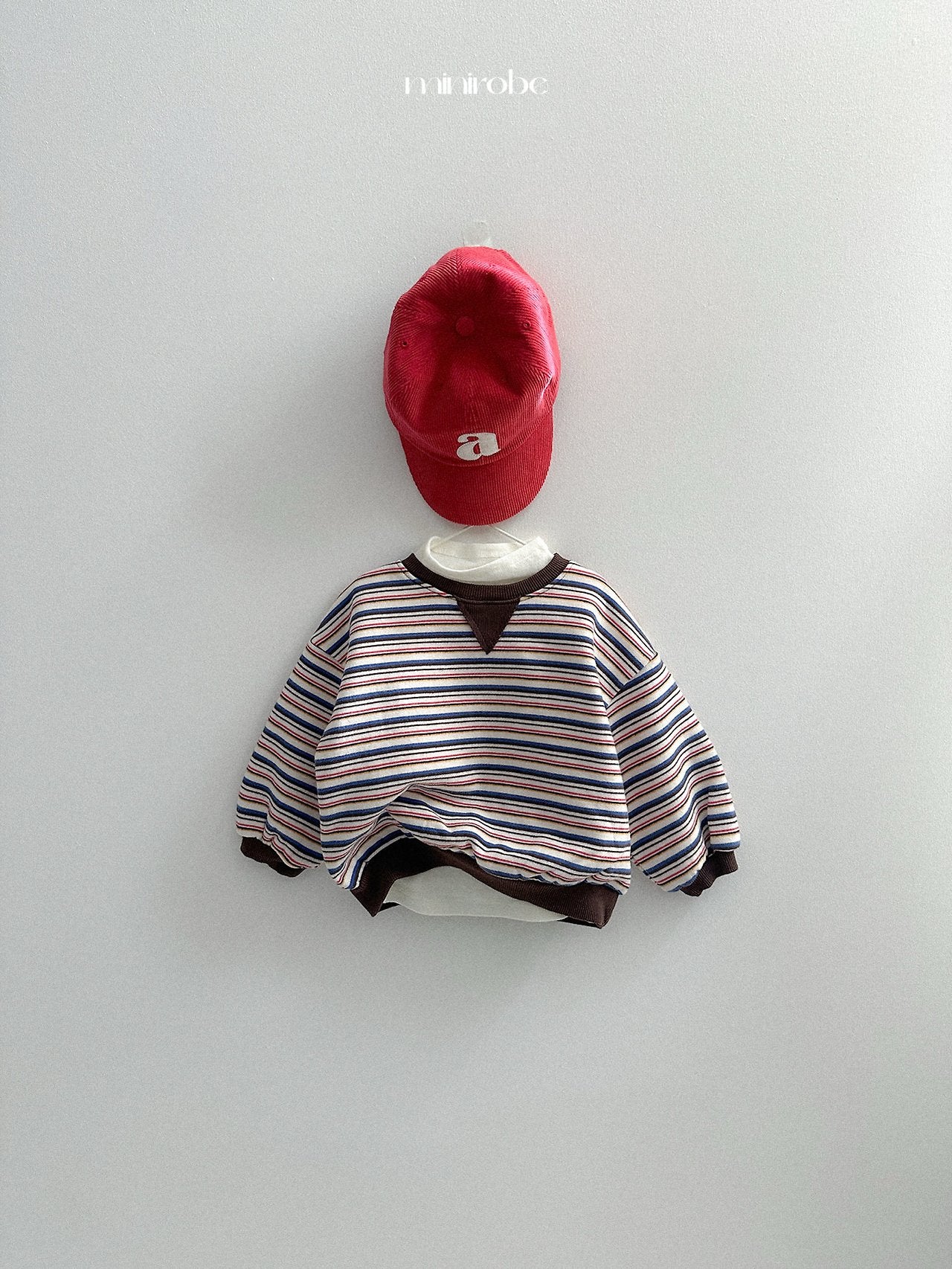 [minirobe] Angora mock neck tee