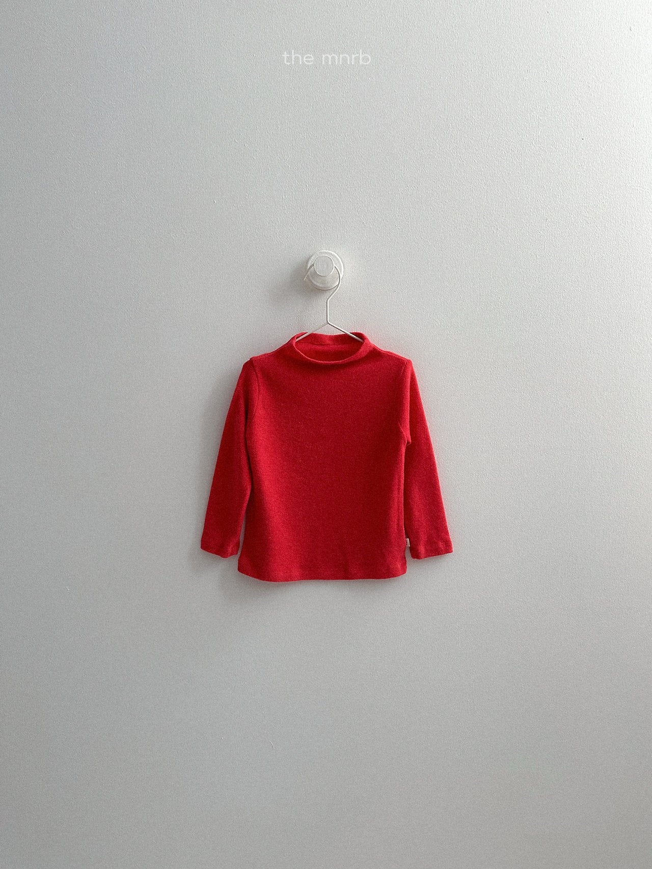 [minirobe] Angora mock neck tee