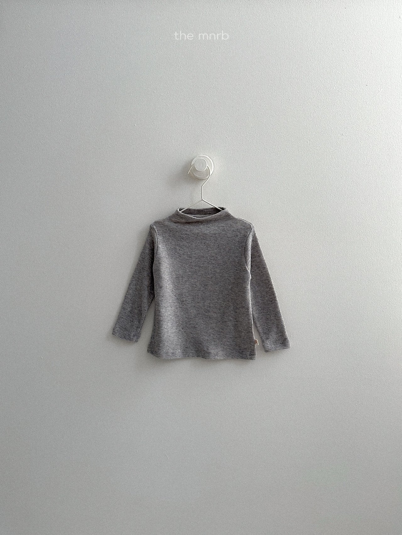 [minirobe] Angora mock neck tee