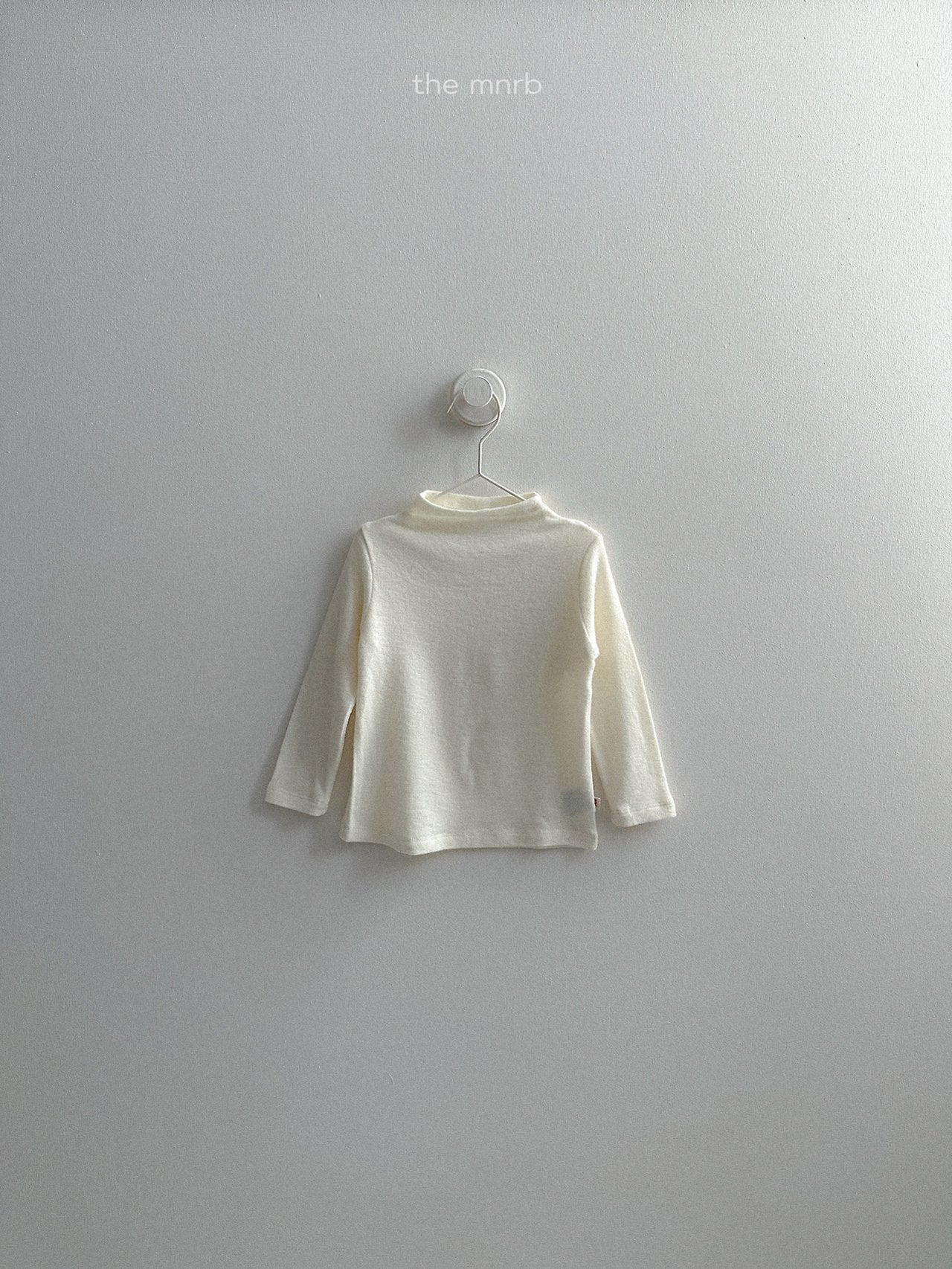 [minirobe] Angora mock neck tee