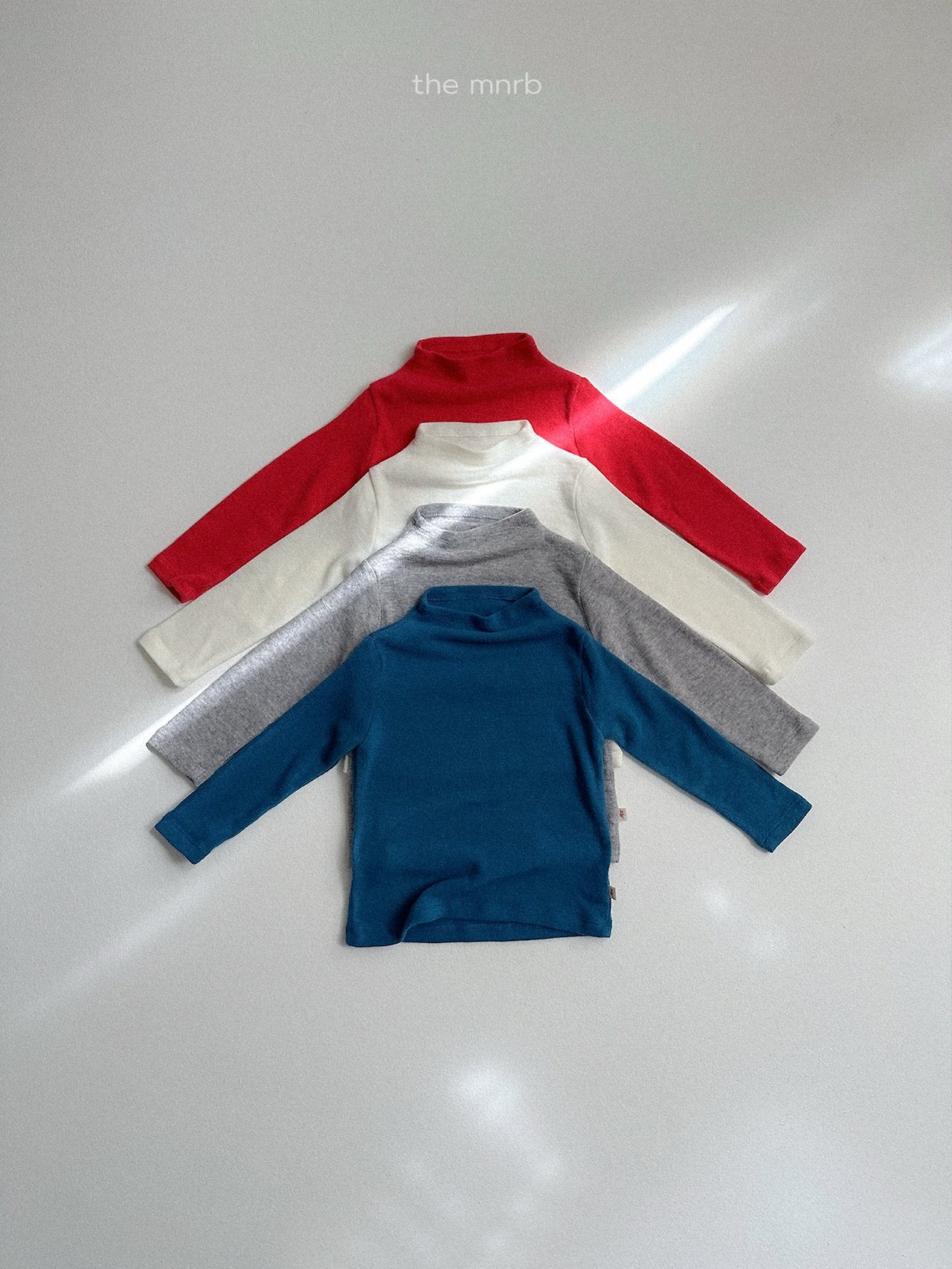 [minirobe] Angora mock neck tee