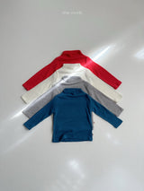 [minirobe] Angora mock neck tee