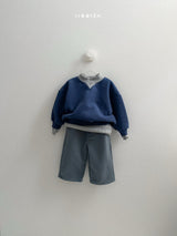 [minirobe] Two-Tone Sweatshirt