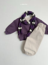 [minirobe] Two-Tone Sweatshirt