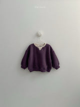 [minirobe] Two-Tone Sweatshirt