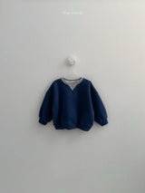 [minirobe] Two-Tone Sweatshirt