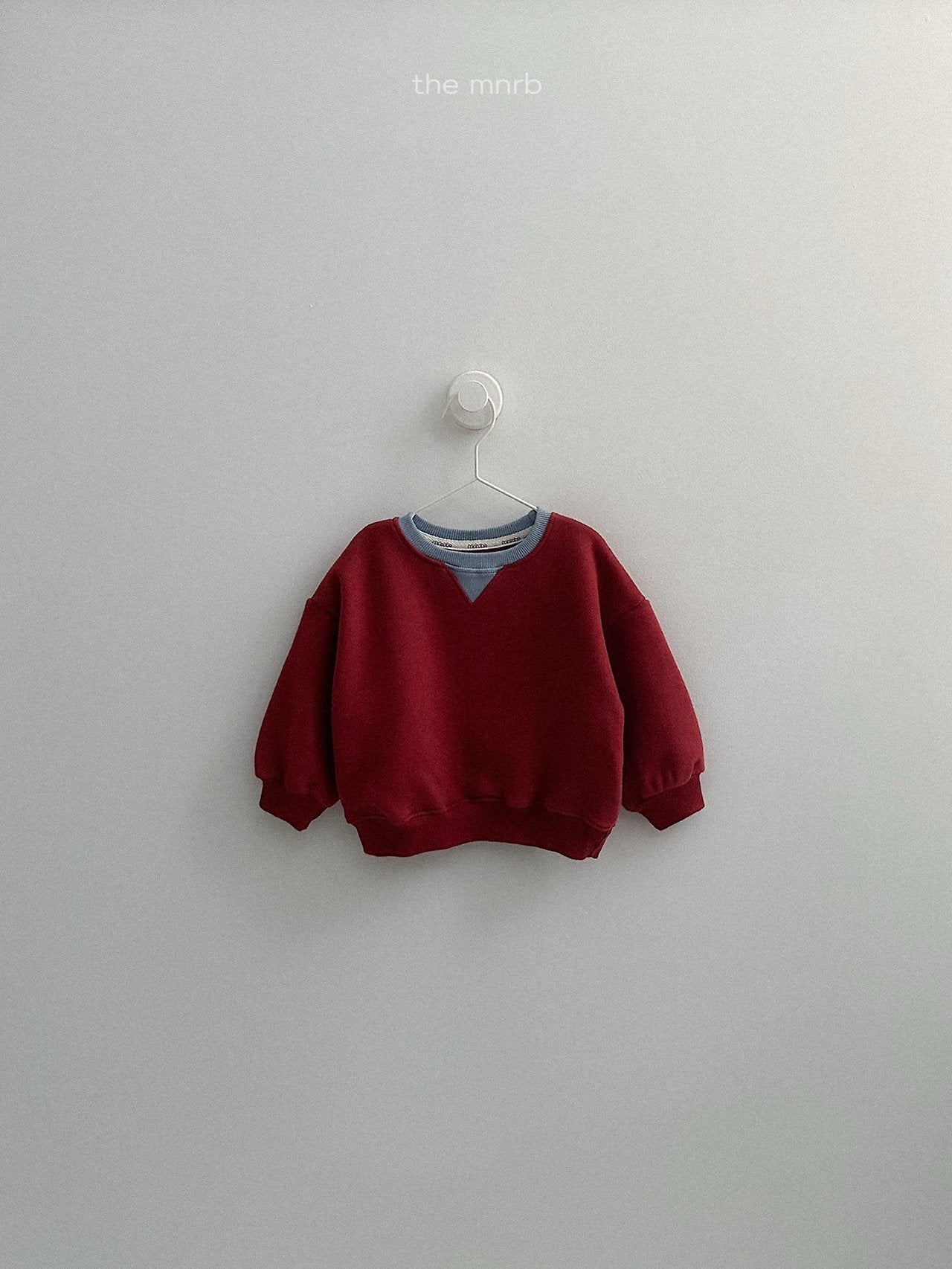 [minirobe] Two-Tone Sweatshirt