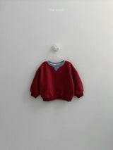 [minirobe] Two-Tone Sweatshirt