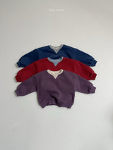 [minirobe] Two-Tone Sweatshirt