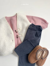 [minirobe] Raglan rounded sweatshirt