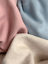 [minirobe] Raglan rounded sweatshirt