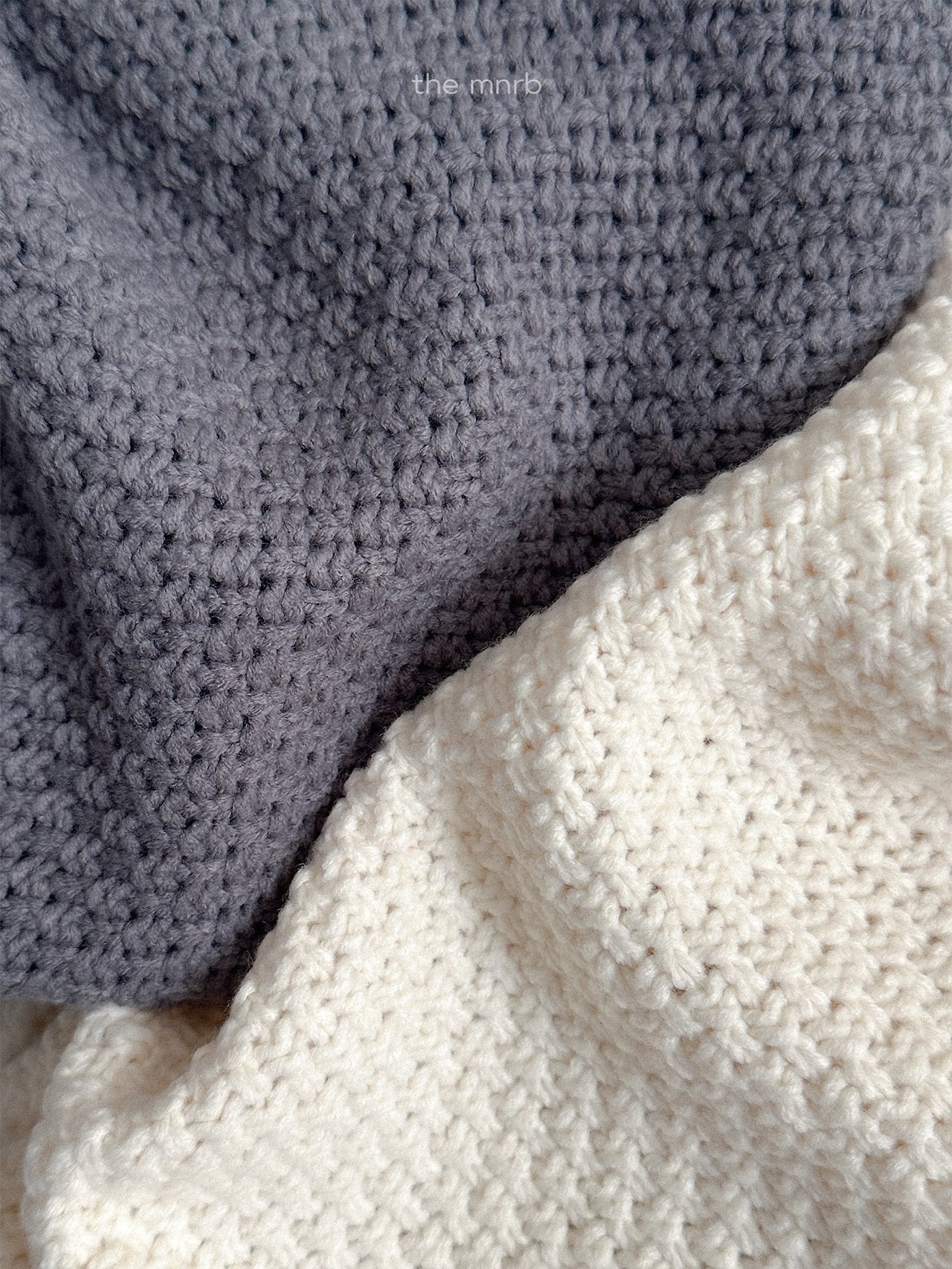 [minirobe] Waffle highneck cardigan