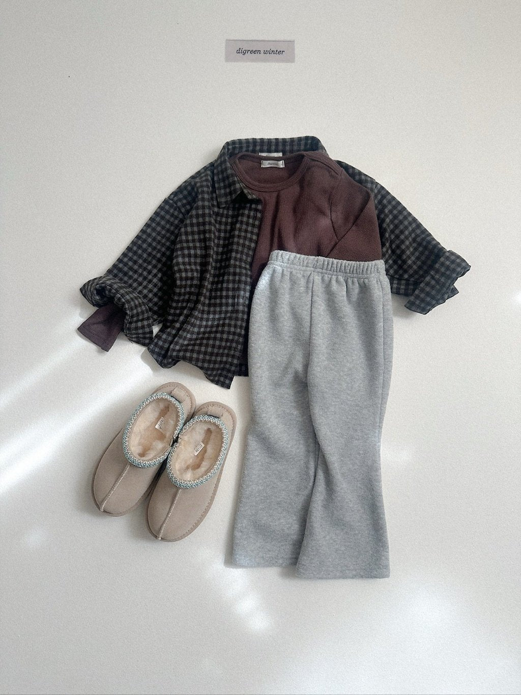 [digreen] Mona Check Shirt