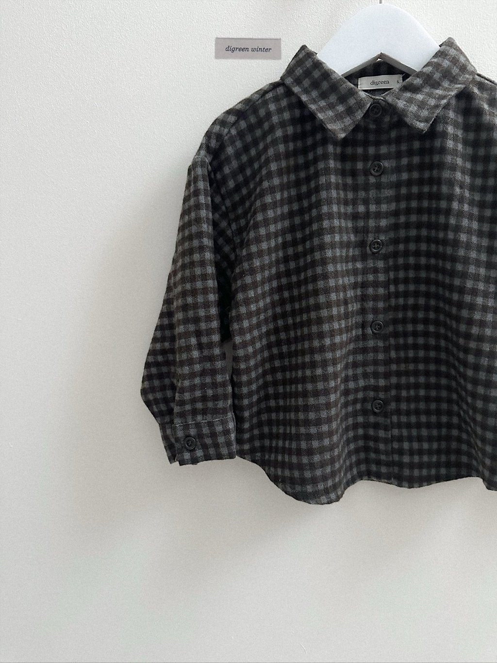 [digreen] Mona Check Shirt
