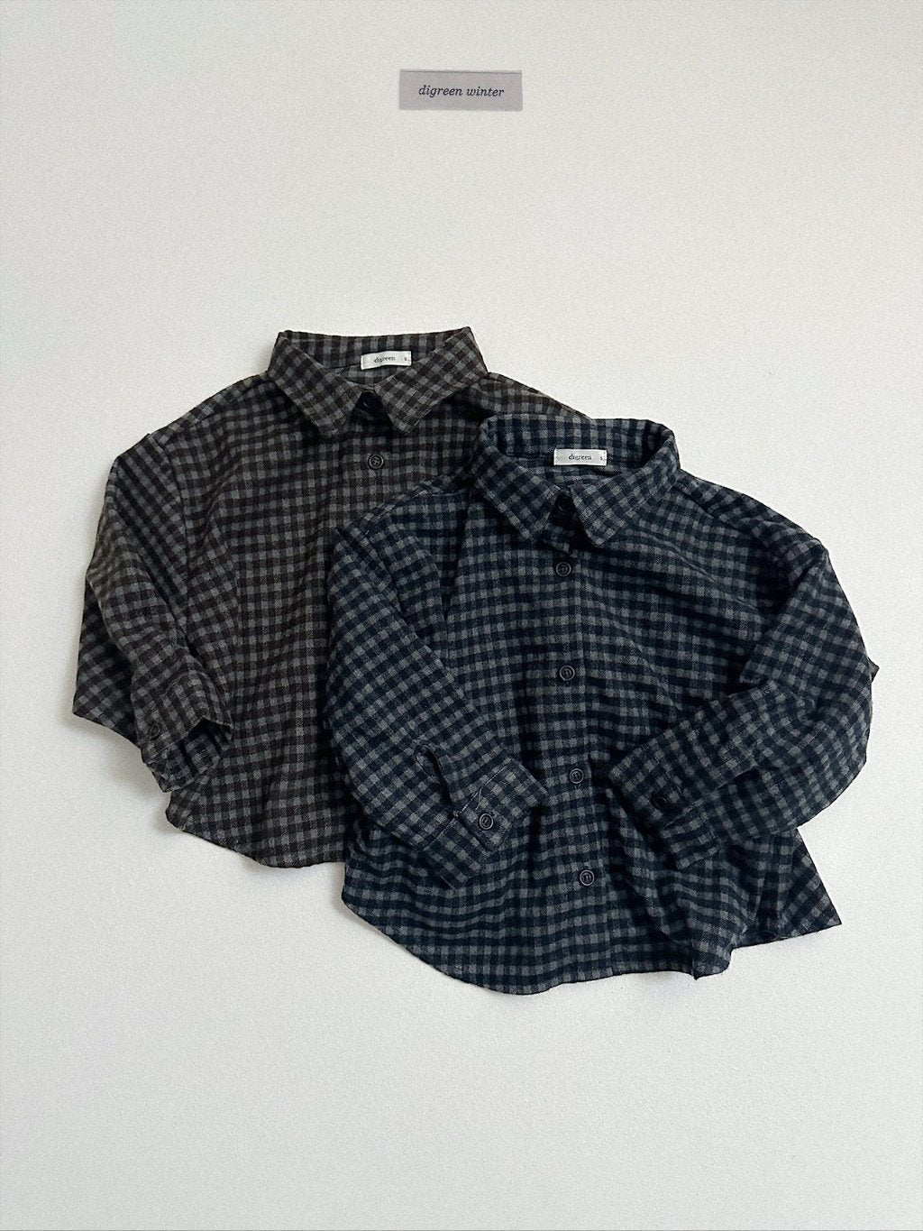 [digreen] Mona Check Shirt