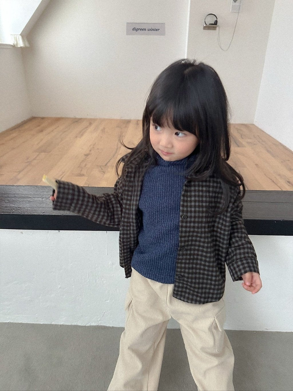 [digreen] Mona Check Shirt