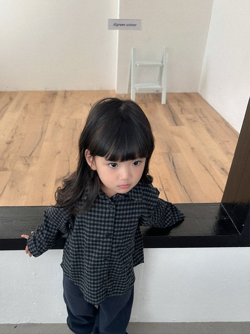 [digreen] Mona Check Shirt