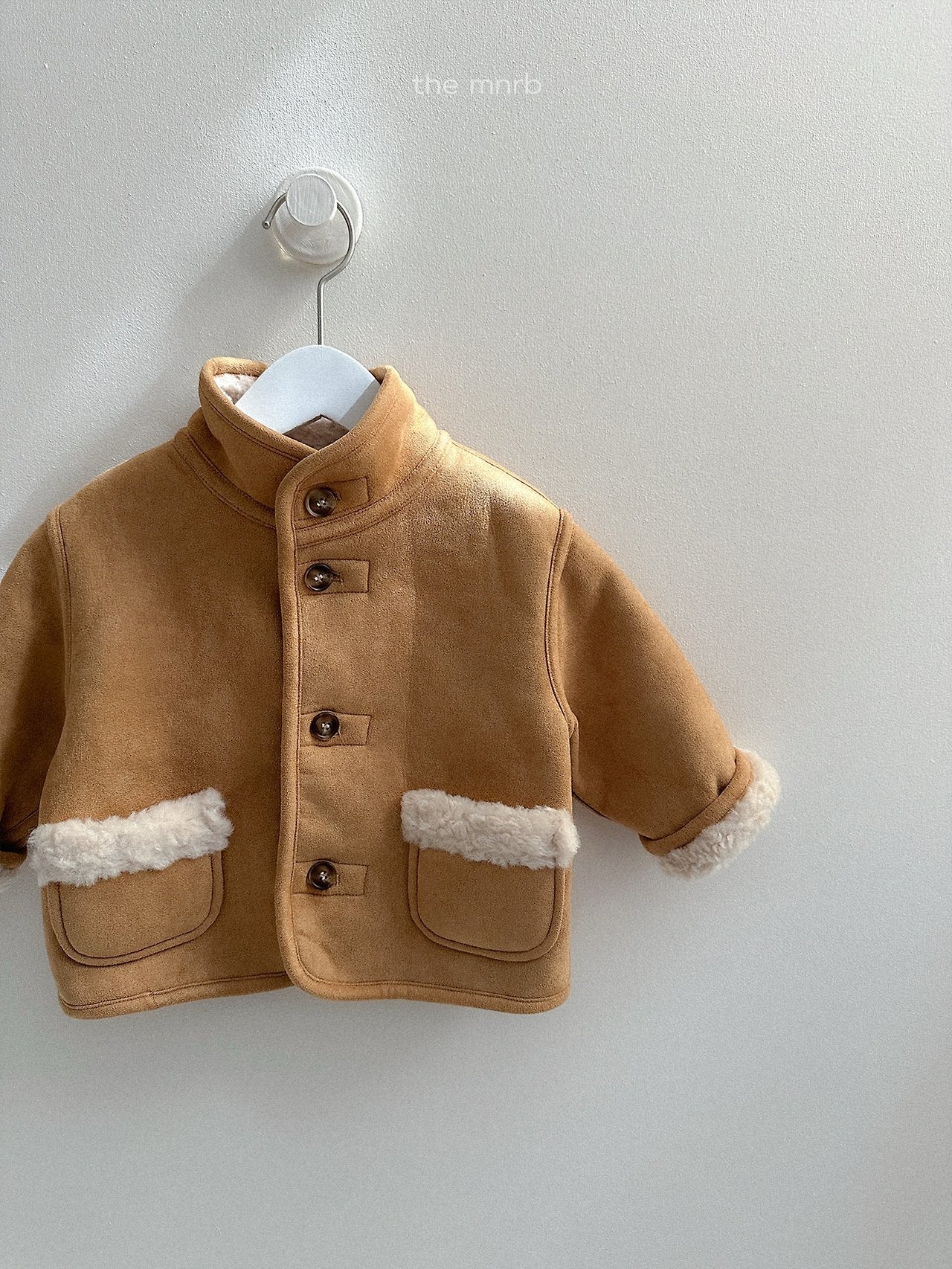 [minirobe] Reversible suede jacket