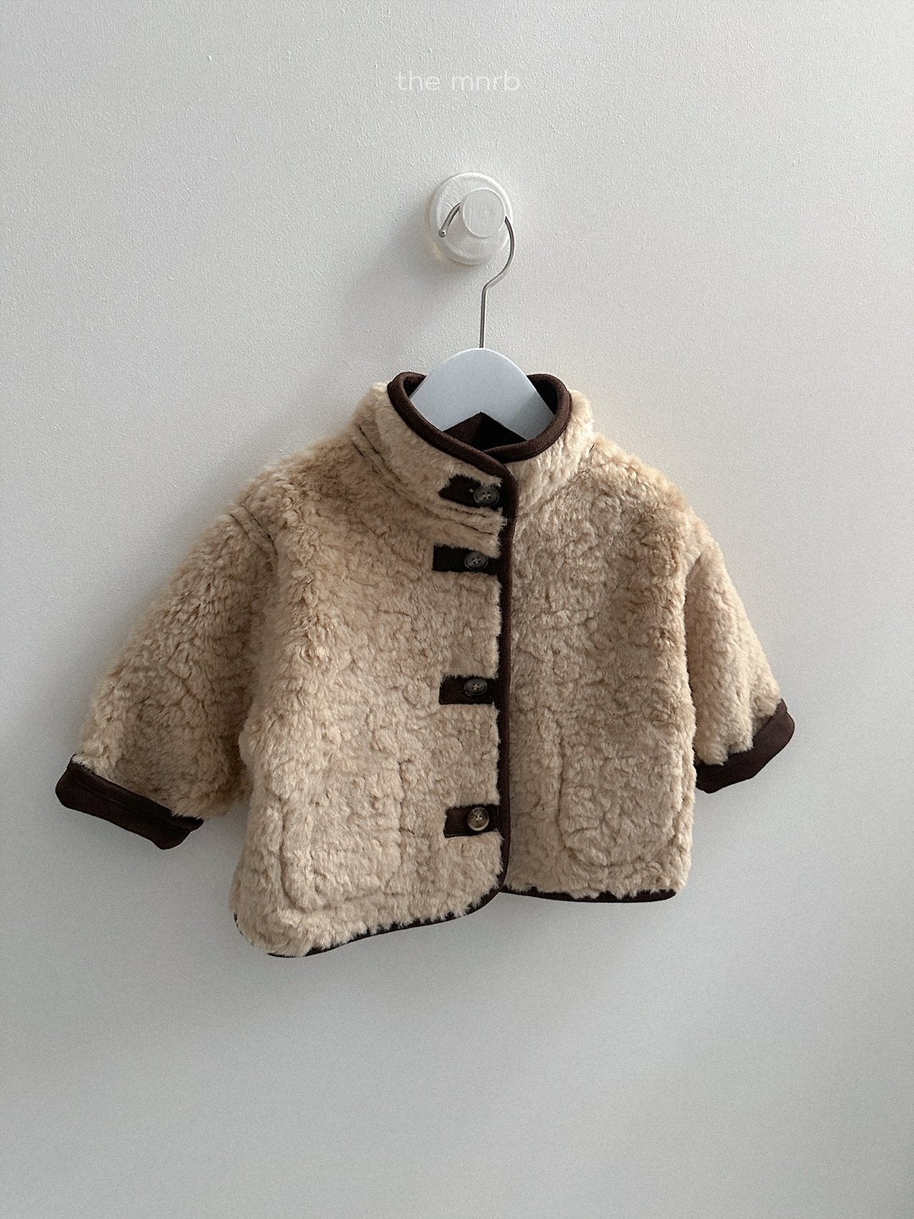 [minirobe] Reversible suede jacket