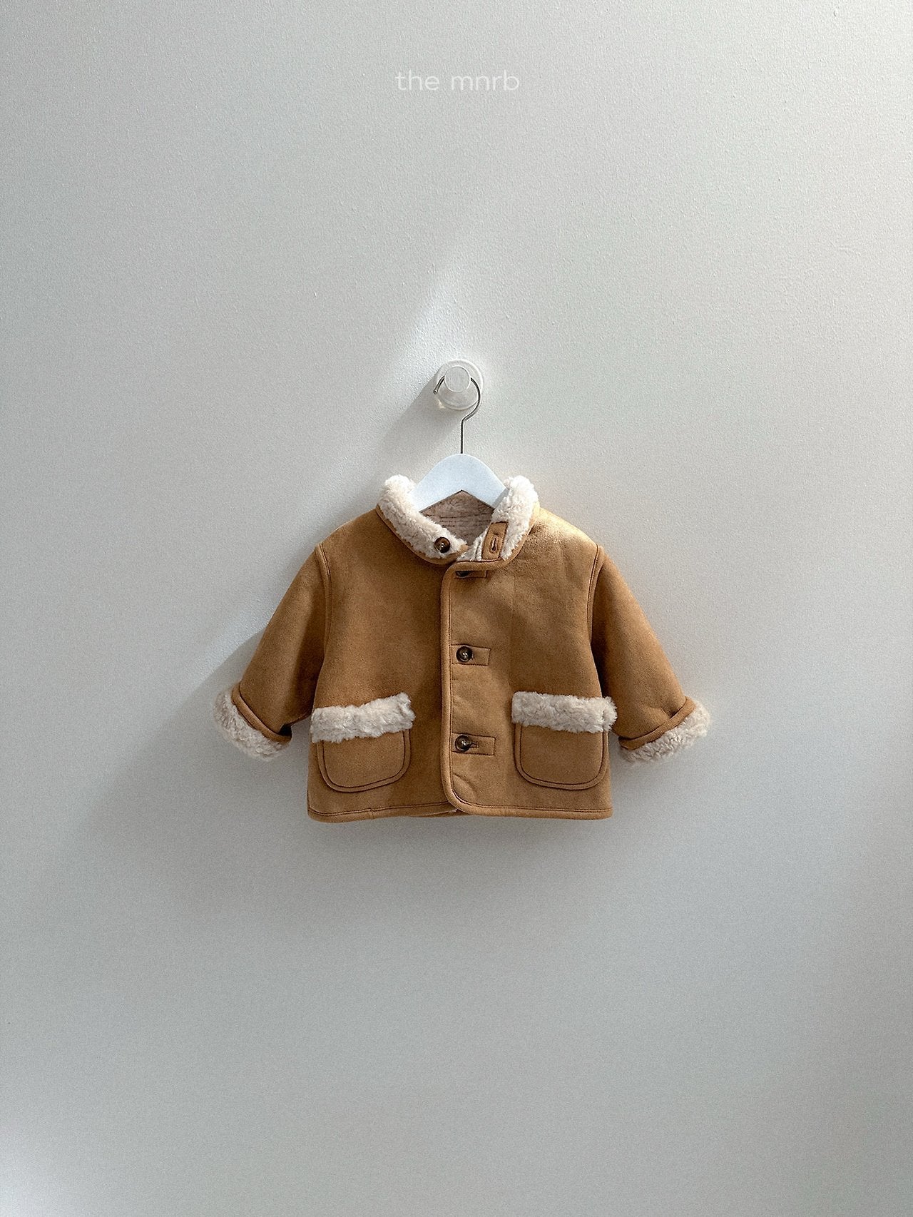 [minirobe] Reversible suede jacket