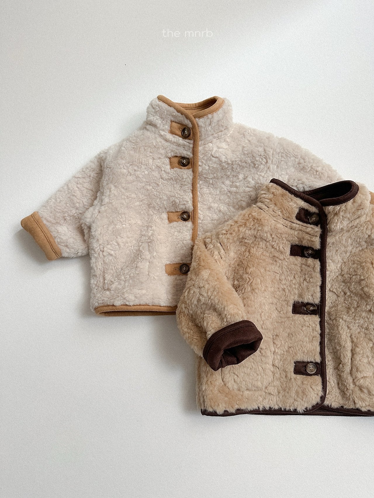 [minirobe] Reversible suede jacket