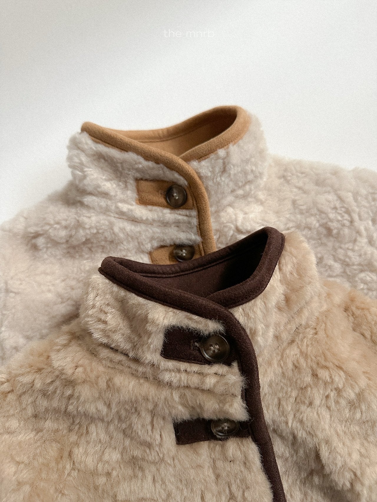 [minirobe] Reversible suede jacket