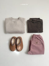 [minirobe] Button peach pants