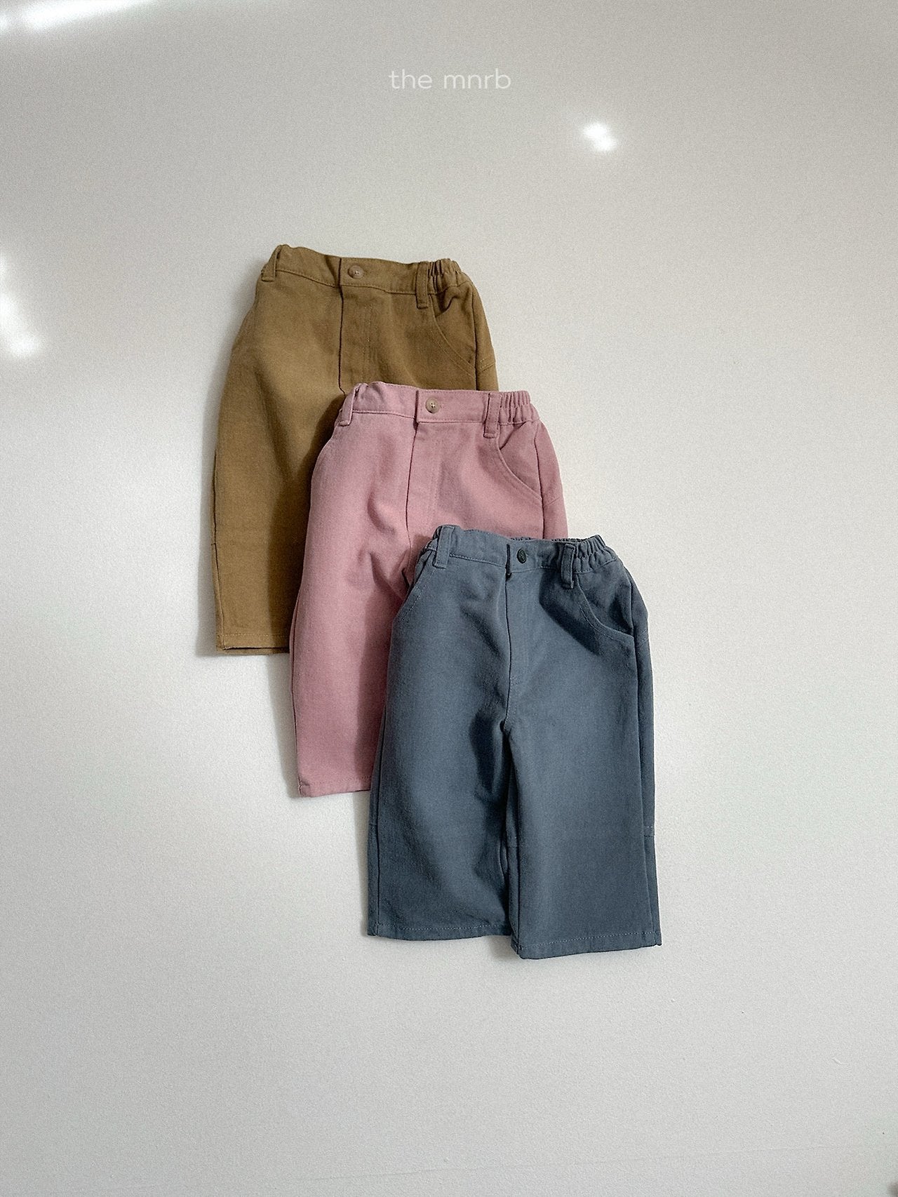 [minirobe] Button peach pants