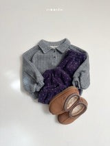 [minirobe] Boy collared sweatshirt