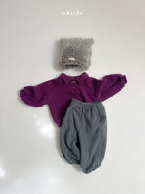 [minirobe] Boy collared sweatshirt